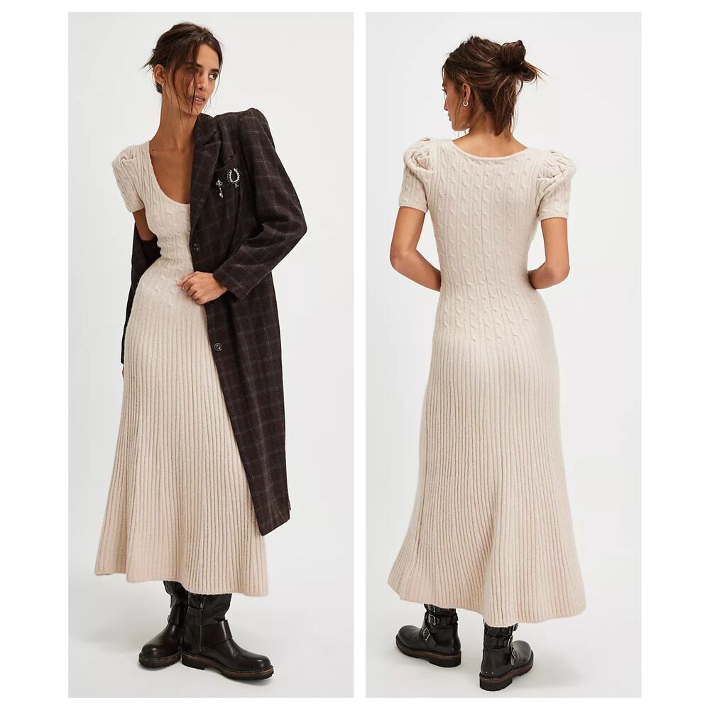 Free People Madsen Midi Dress Size Small - Picture 13 of 13